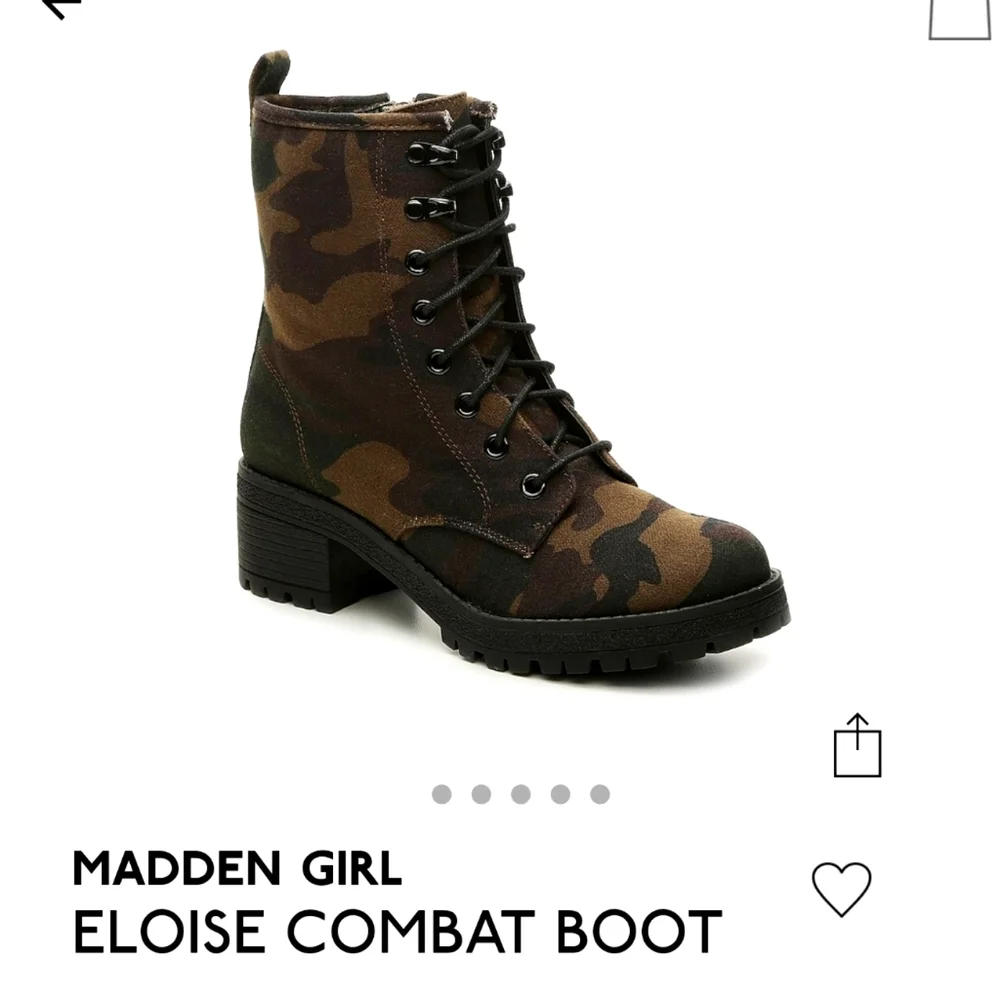 ISO Madden Girl Eloisee Combat Boots Sz 9.5 - Picture 1 of 1